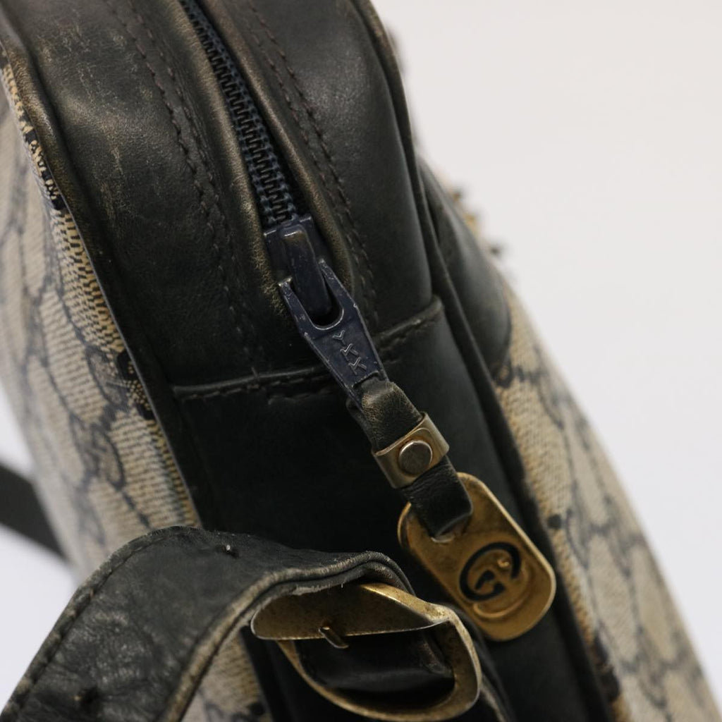 GUCCI GG Supreme Shoulder Bag PCV Navy 001 256 1066 76733