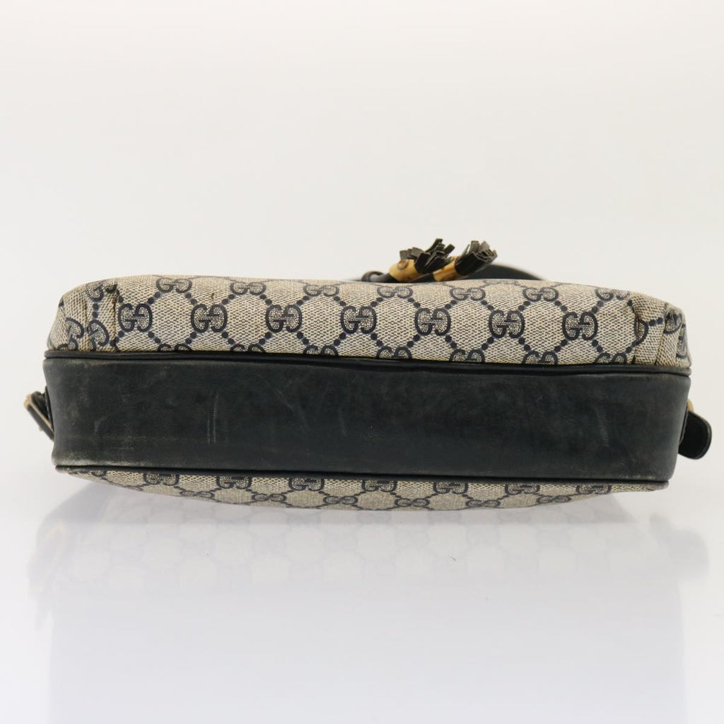 GUCCI GG Supreme Shoulder Bag PCV Navy 001 256 1066 76733