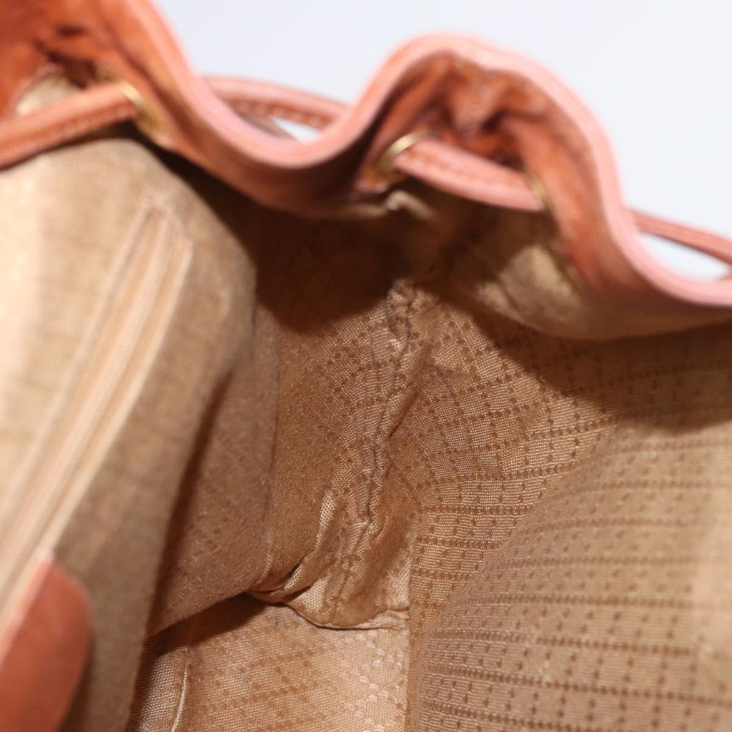 GUCCI Bamboo Backpack Leather Brown 003 2058 0016 76808