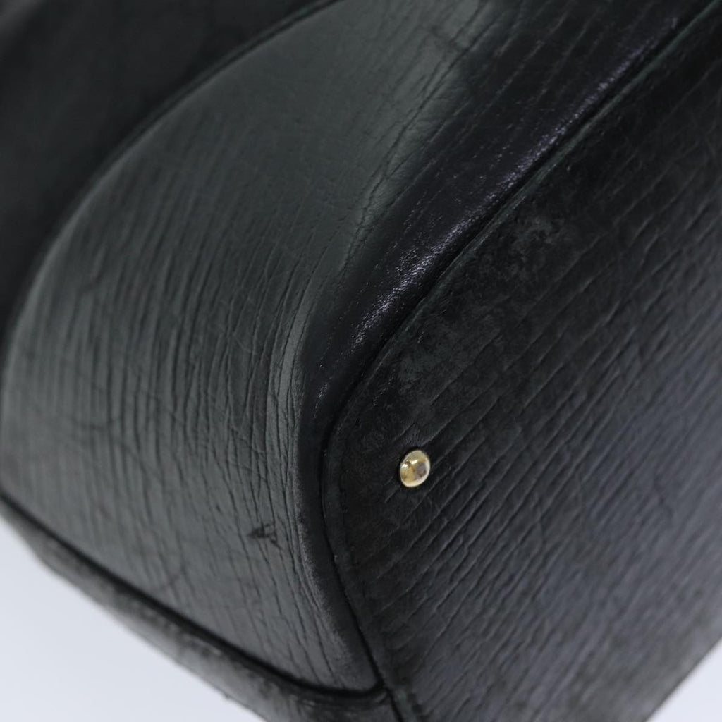 GUCCI Horsebit GG Canvas Hand Bag Black 137385 76810