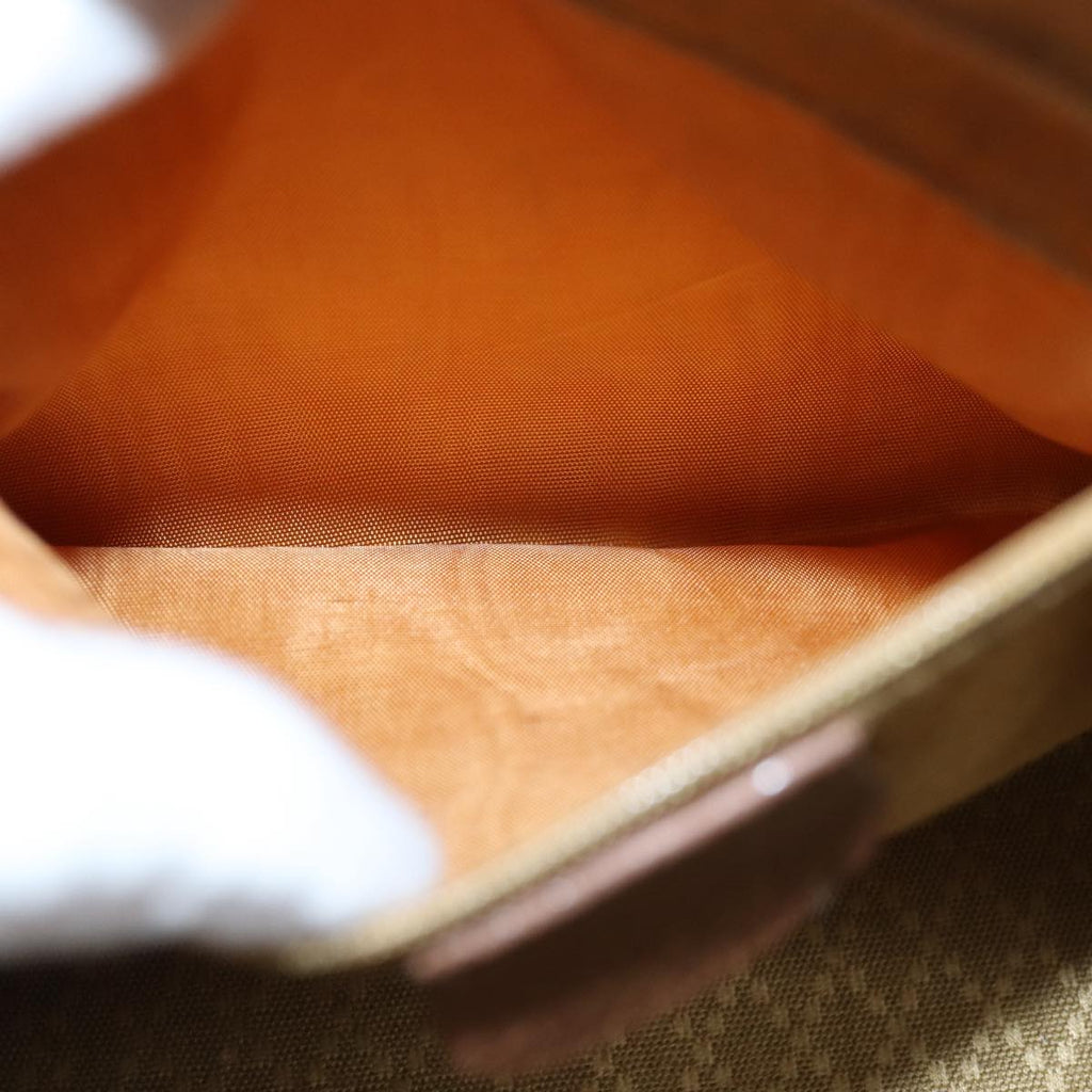 GUCCI Bamboo Hand Bag Suede Brown 76832