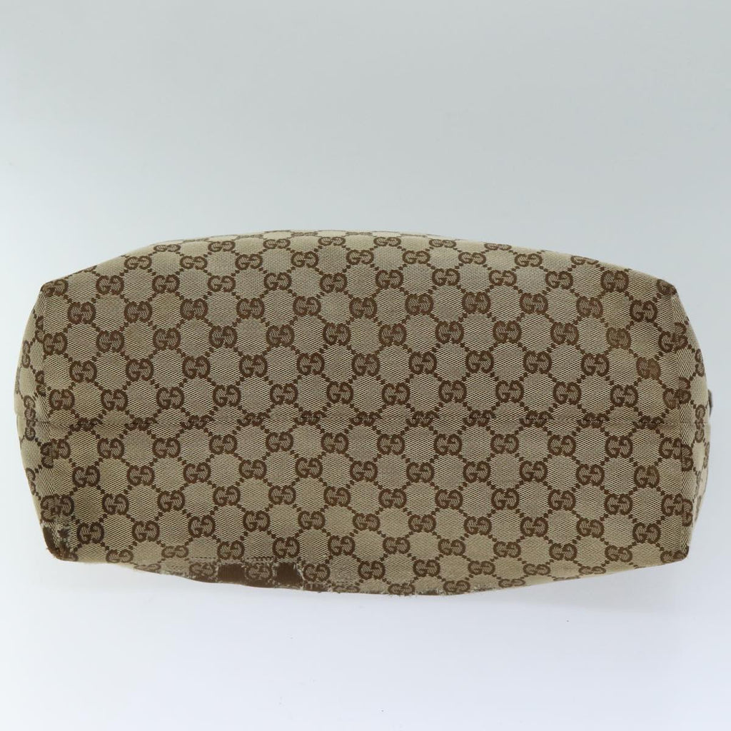 GUCCI GG Canvas Tote Bag Beige 218780 76843