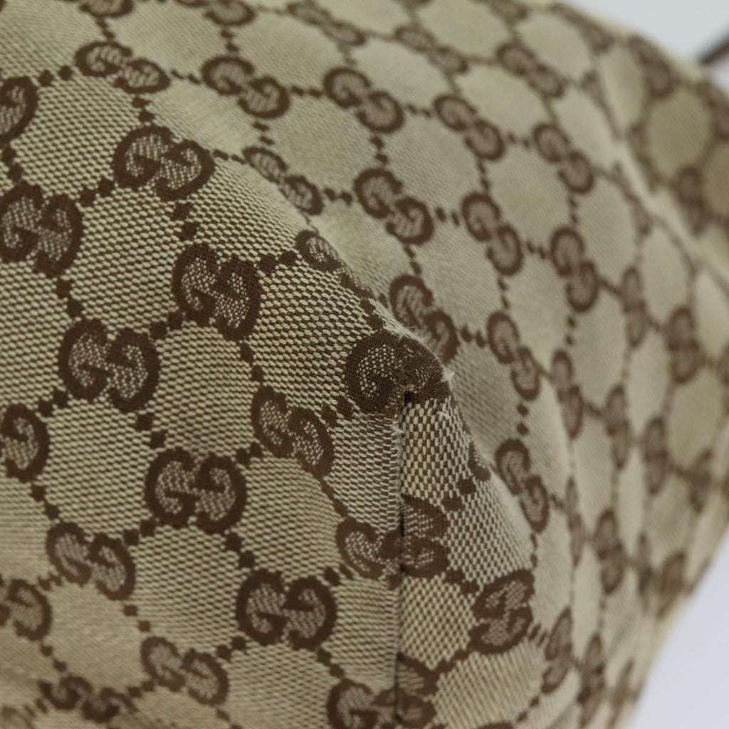 GUCCI GG Canvas Tote Bag Beige 218780 76843