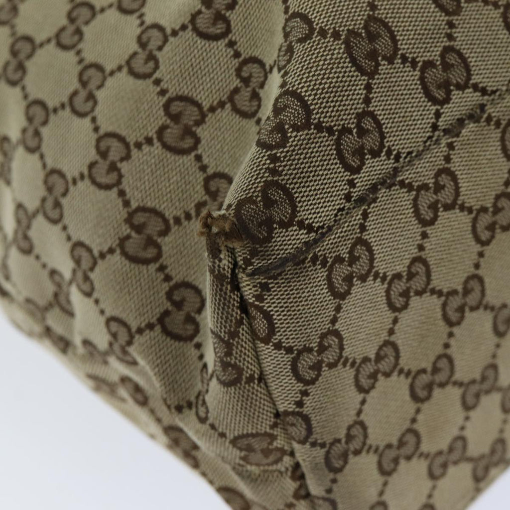 GUCCI GG Canvas Web Sherry Line Tote Bag Beige Red Green 155524 76844