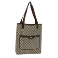 GUCCI GG Supreme Web Sherry Line Tote Bag PVC Beige Red 002 4487 39 76846