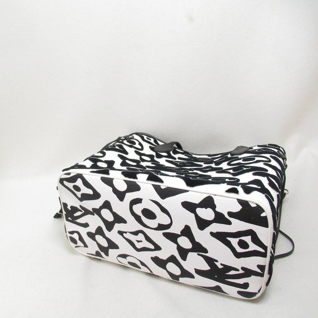 Louis Vuitton Louis Vuitton LV  UF Newark MM Tote Bag Tortoise Bag PVC Coated Canvas Monogram Tufted  White M45564