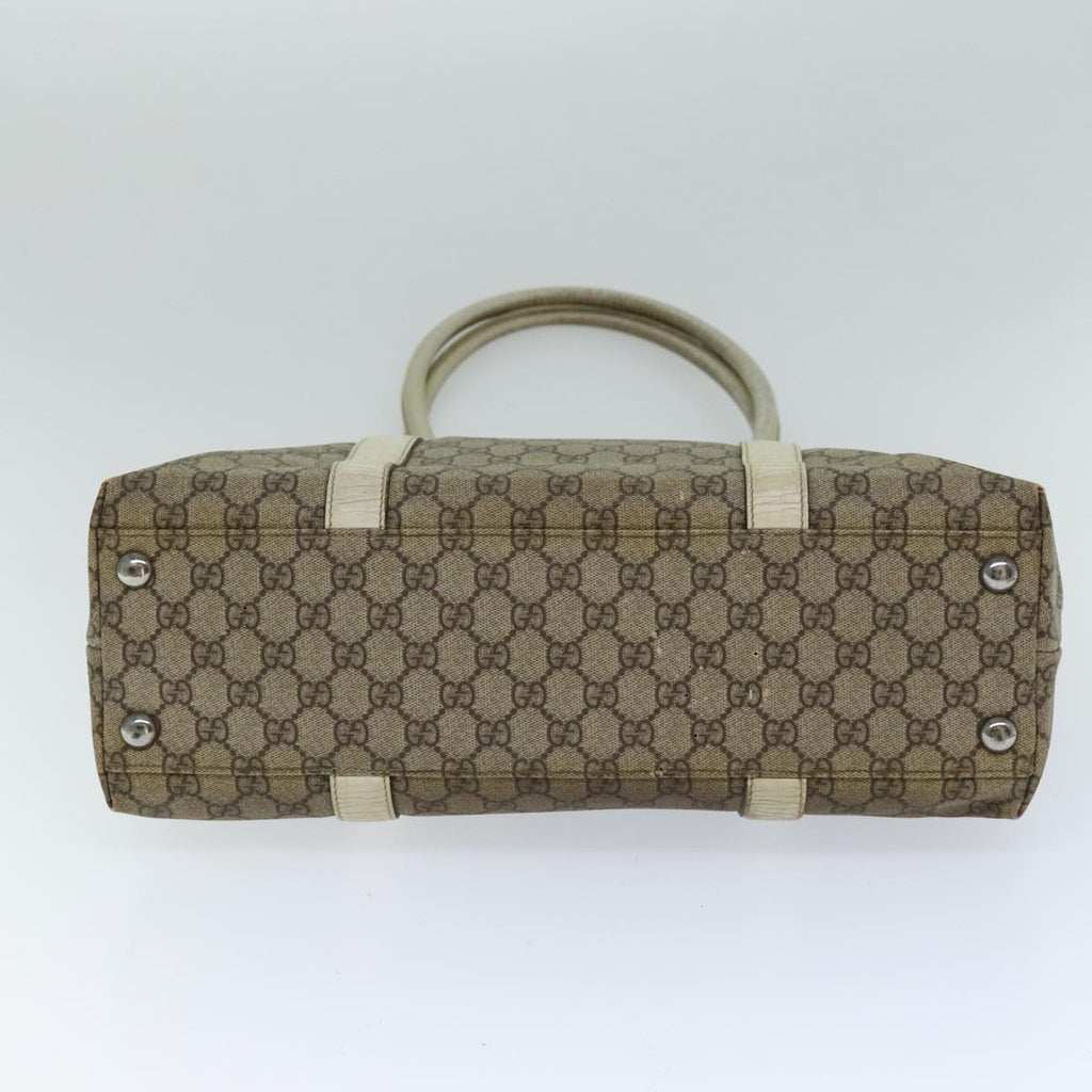 GUCCI GG Supreme Tote Bag PVC Beige 114288 76885