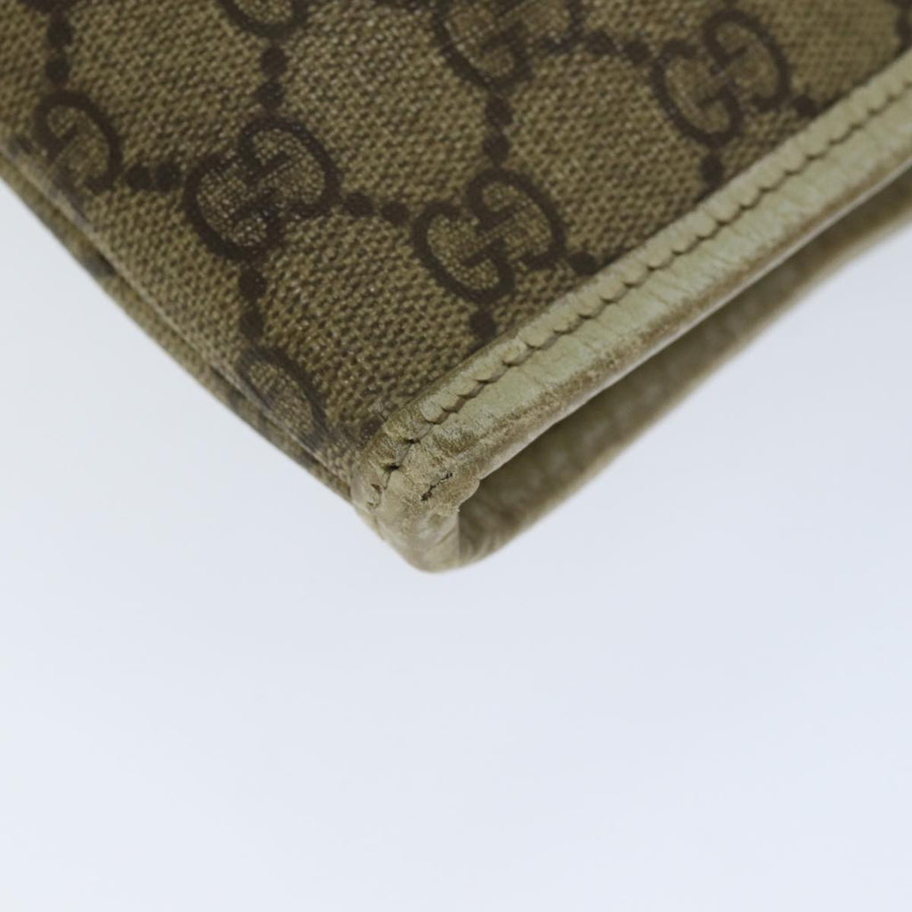 GUCCI GG Supreme Tote Bag PVC Beige 114288 76885