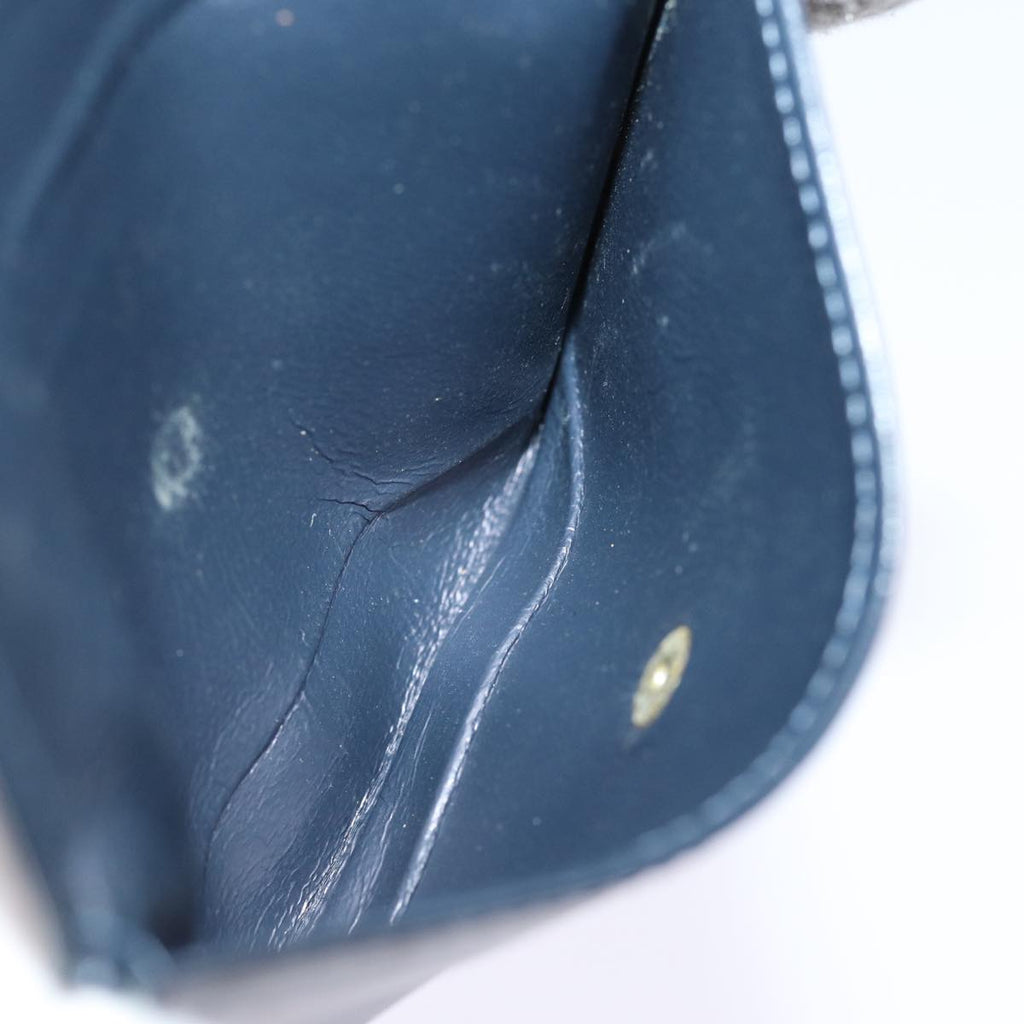 GUCCI Hand Bag Leather Navy 76886
