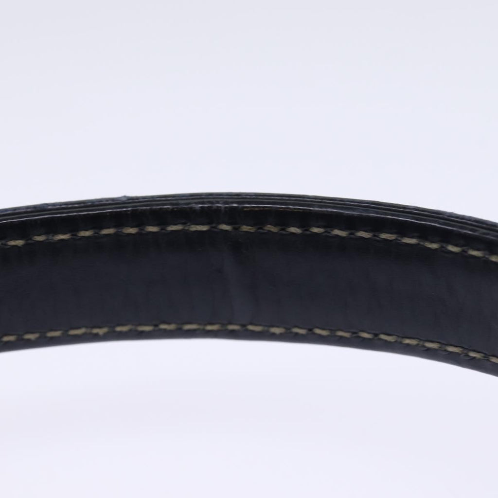 GUCCI Hand Bag Leather Navy 76886