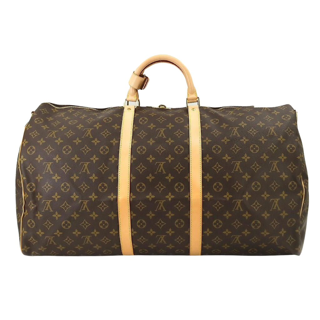 Louis Vuitton Keepall Bandoulière 60  Canvas Travel Bag ()