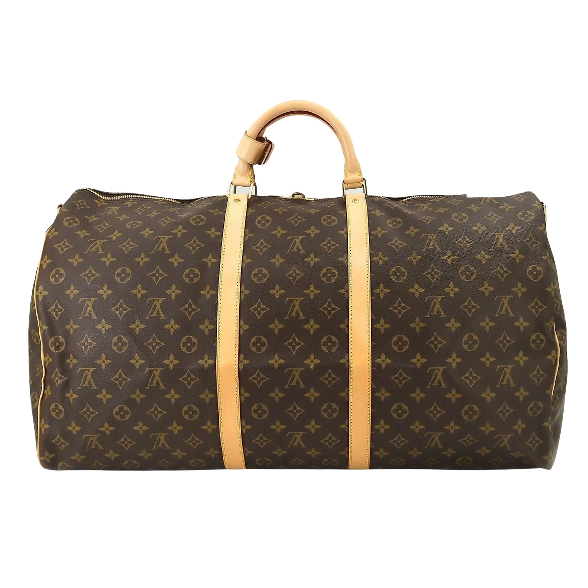 Louis Vuitton Keepall Bandoulière 60  Canvas Travel Bag ()