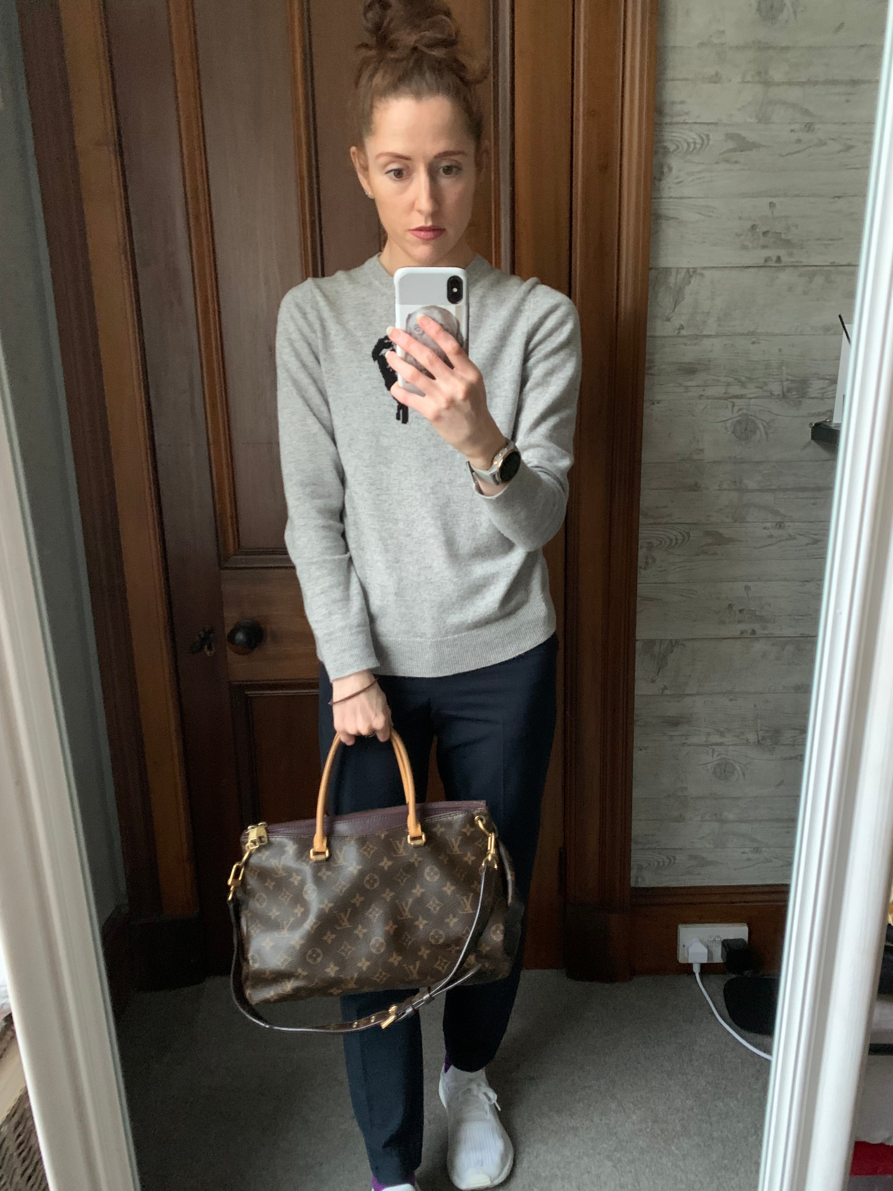 Louis Vuitton Pallas Tote in Monogram and Grape (RRP £1960)