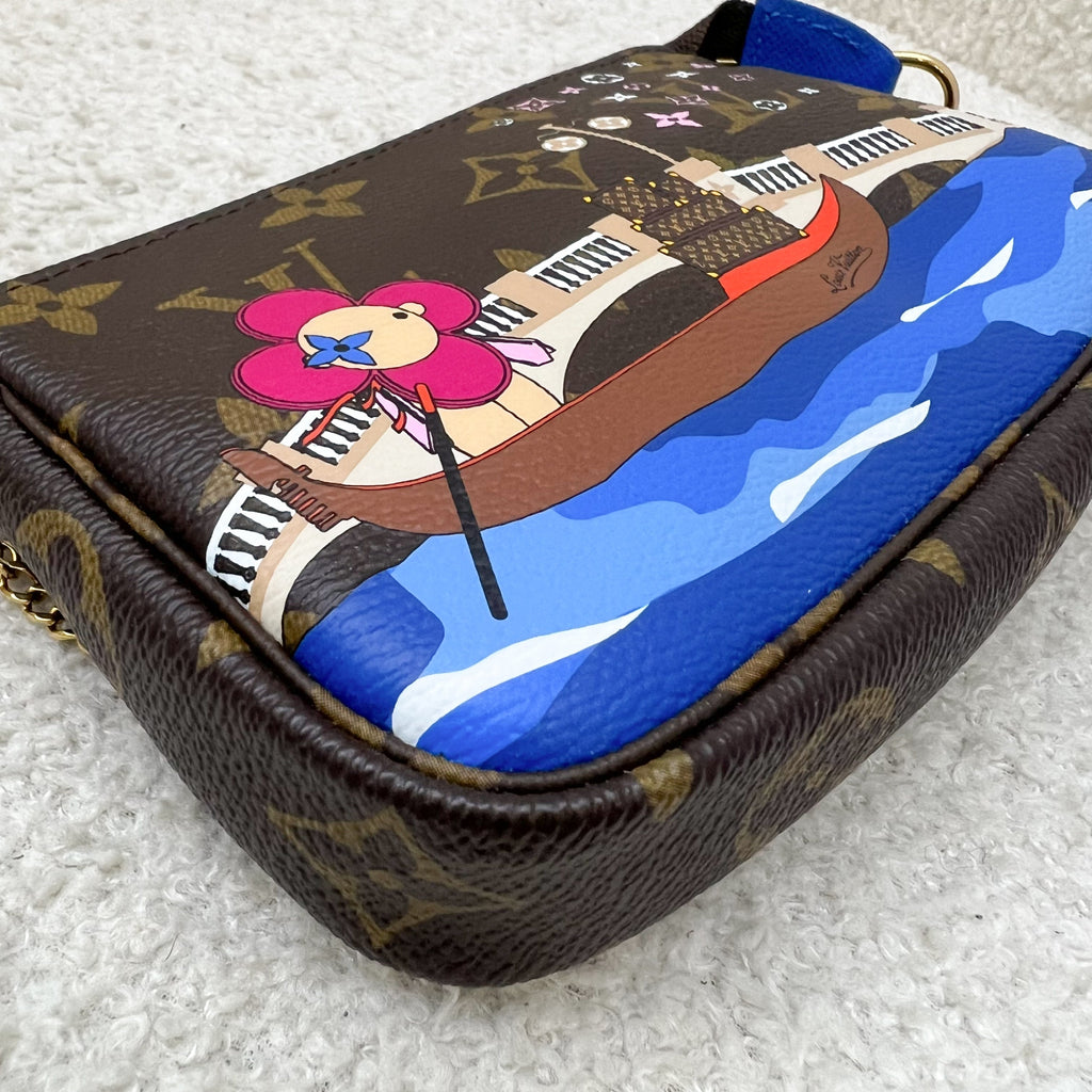 LV Mini Pochette Christmas 2019 Vivienne in Venice Monogram Canvas GHW