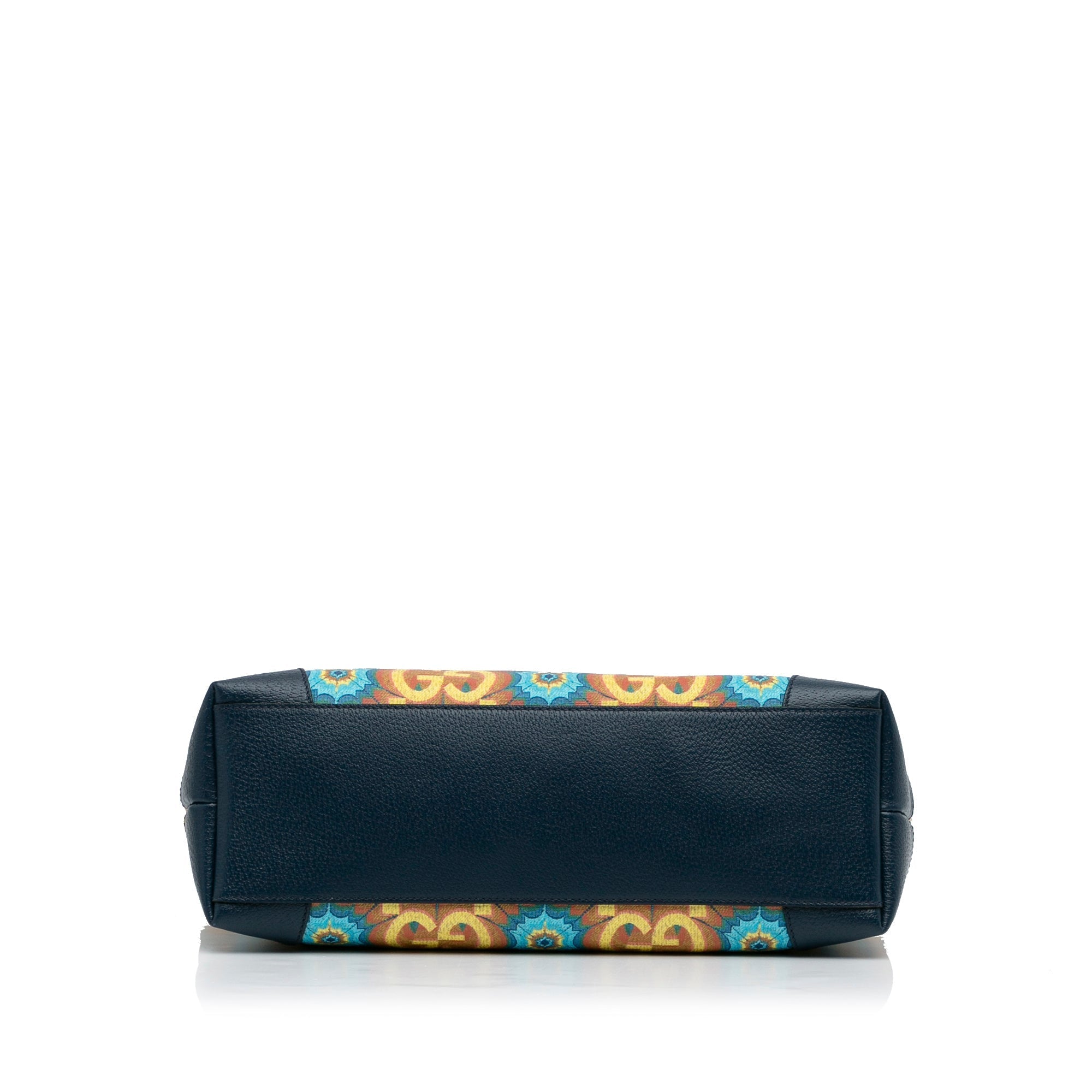 Blue Gucci Medium GG Supreme Kaleidoscope 100 Ophidia Tote