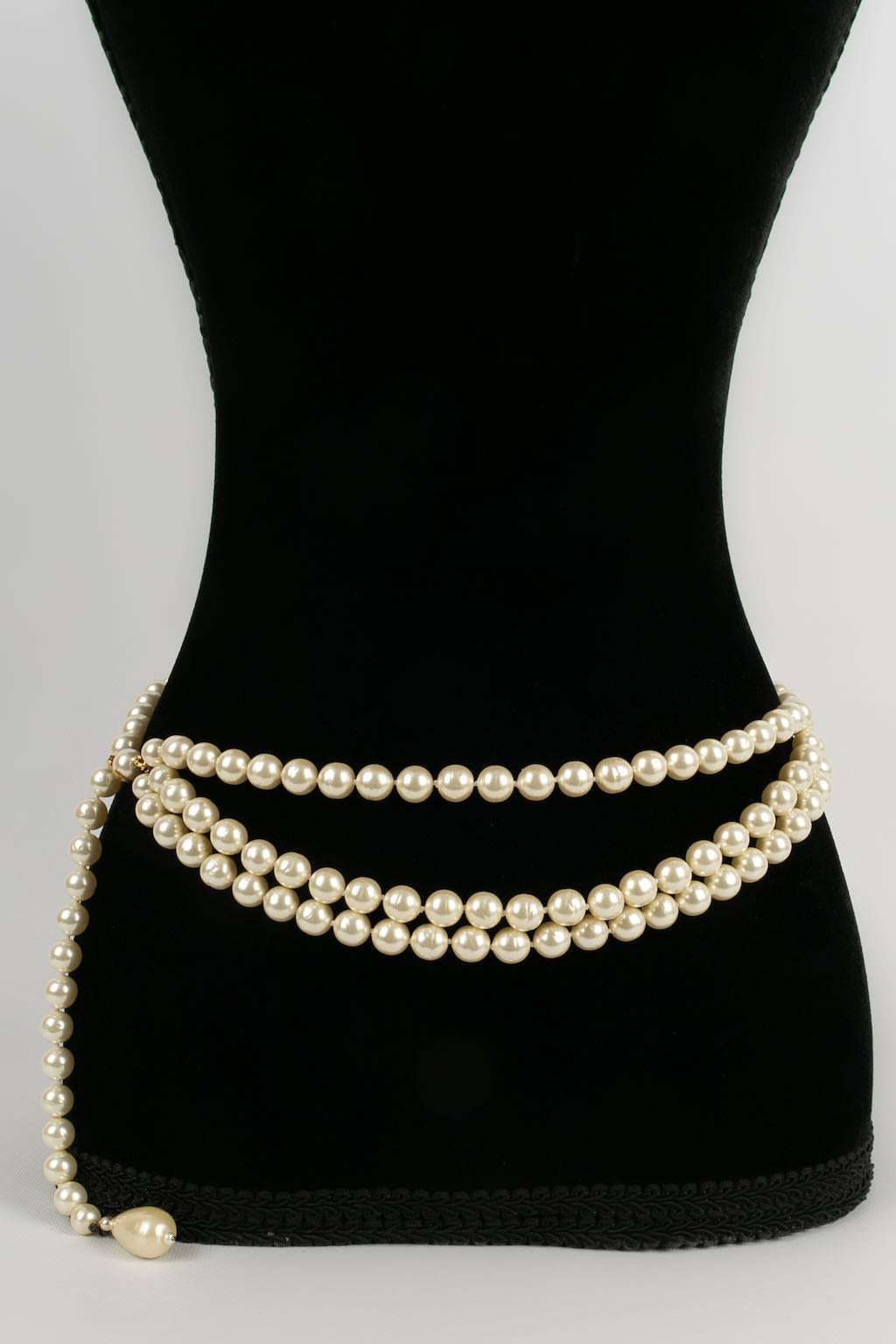 Ceinture de perles nacrÃƒÆ’Ã‚Â©es Chanel 1993