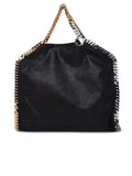 Stella Mccartney Black Polyester Falabella 3 Chain Bag Woman