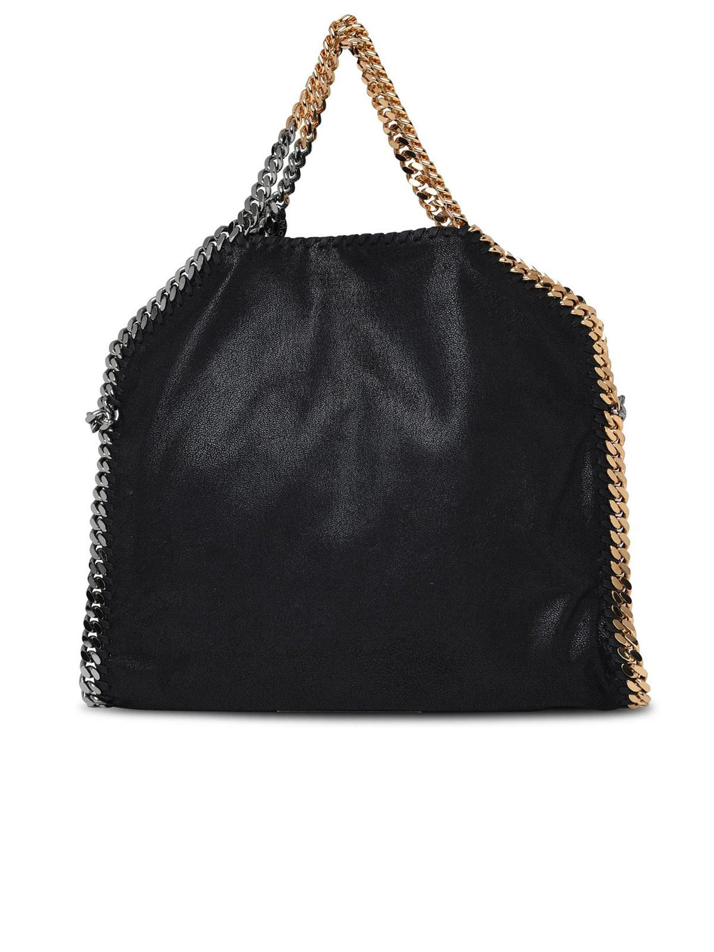 Stella Mccartney Black Polyester Falabella 3 Chain Bag Woman