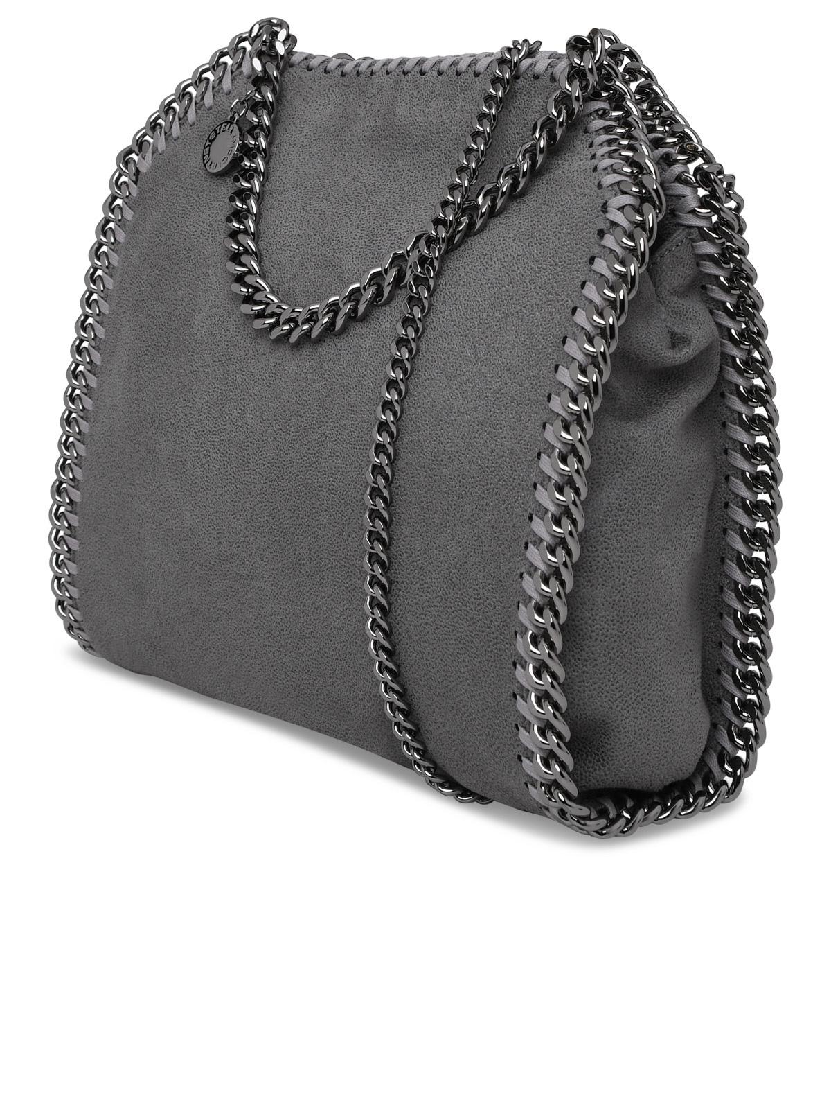 Stella Mccartney Grey Polyester Mini Falabella Bag Woman