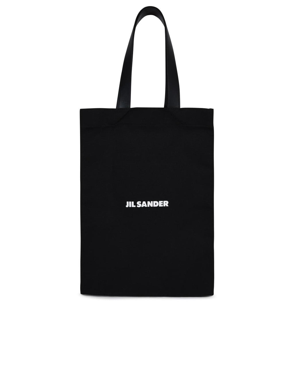 Jil Sander Black Canvas Shopping Bag Man
