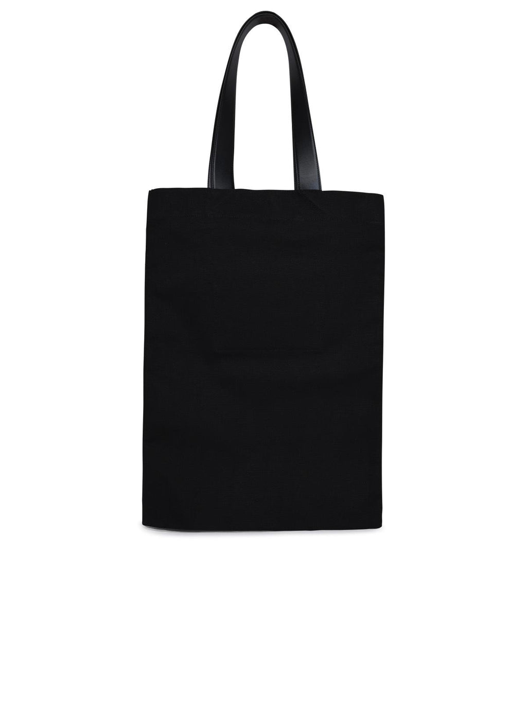 Jil Sander Black Canvas Shopping Bag Man