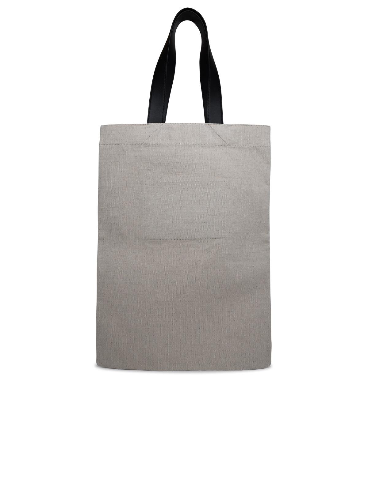 Jil Sander Beige Canvas Tote Bag Woman