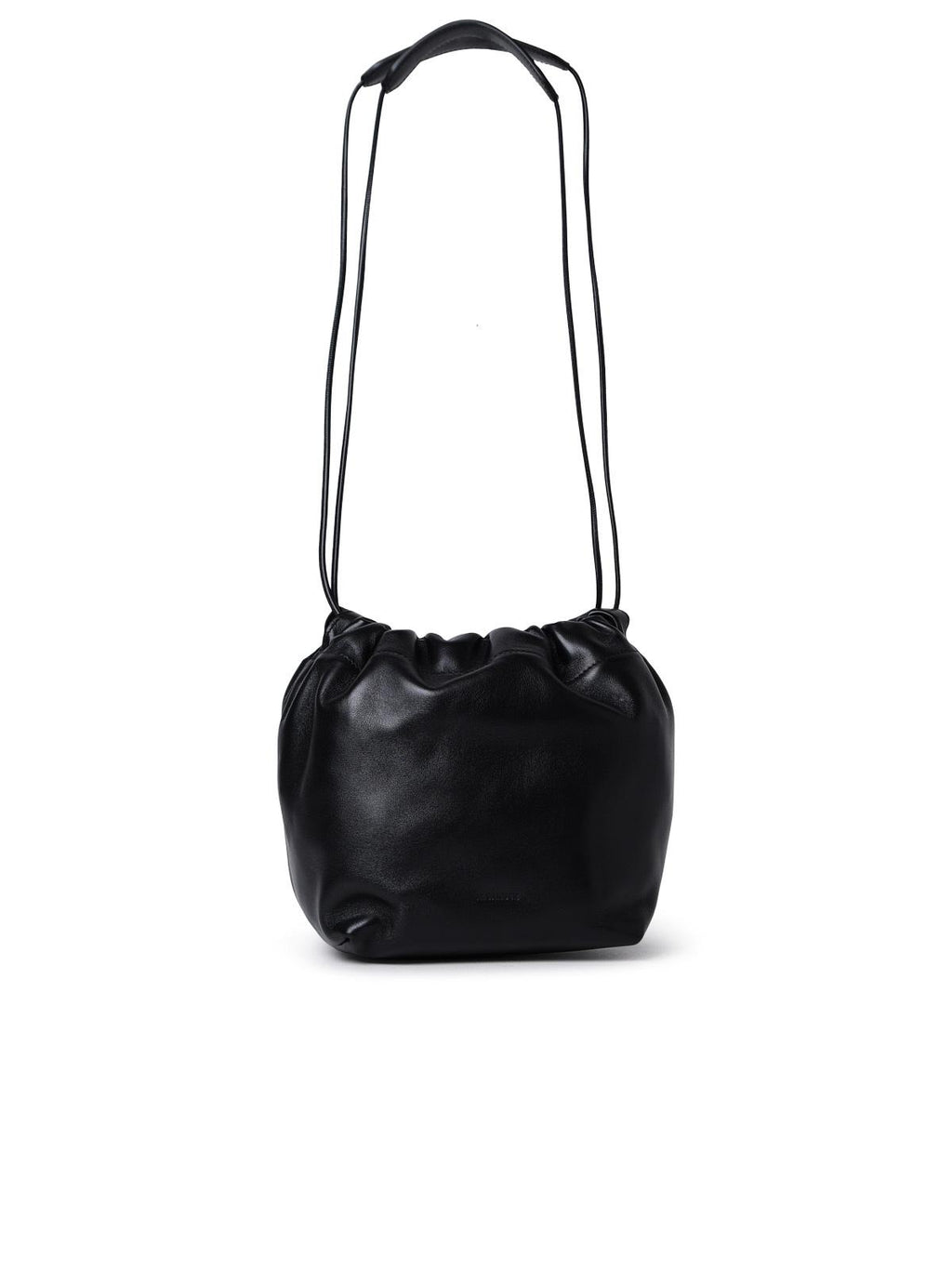 Jil Sander Black Leather Bag Woman