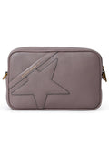 Golden Goose Star Grey Leather Bag Woman