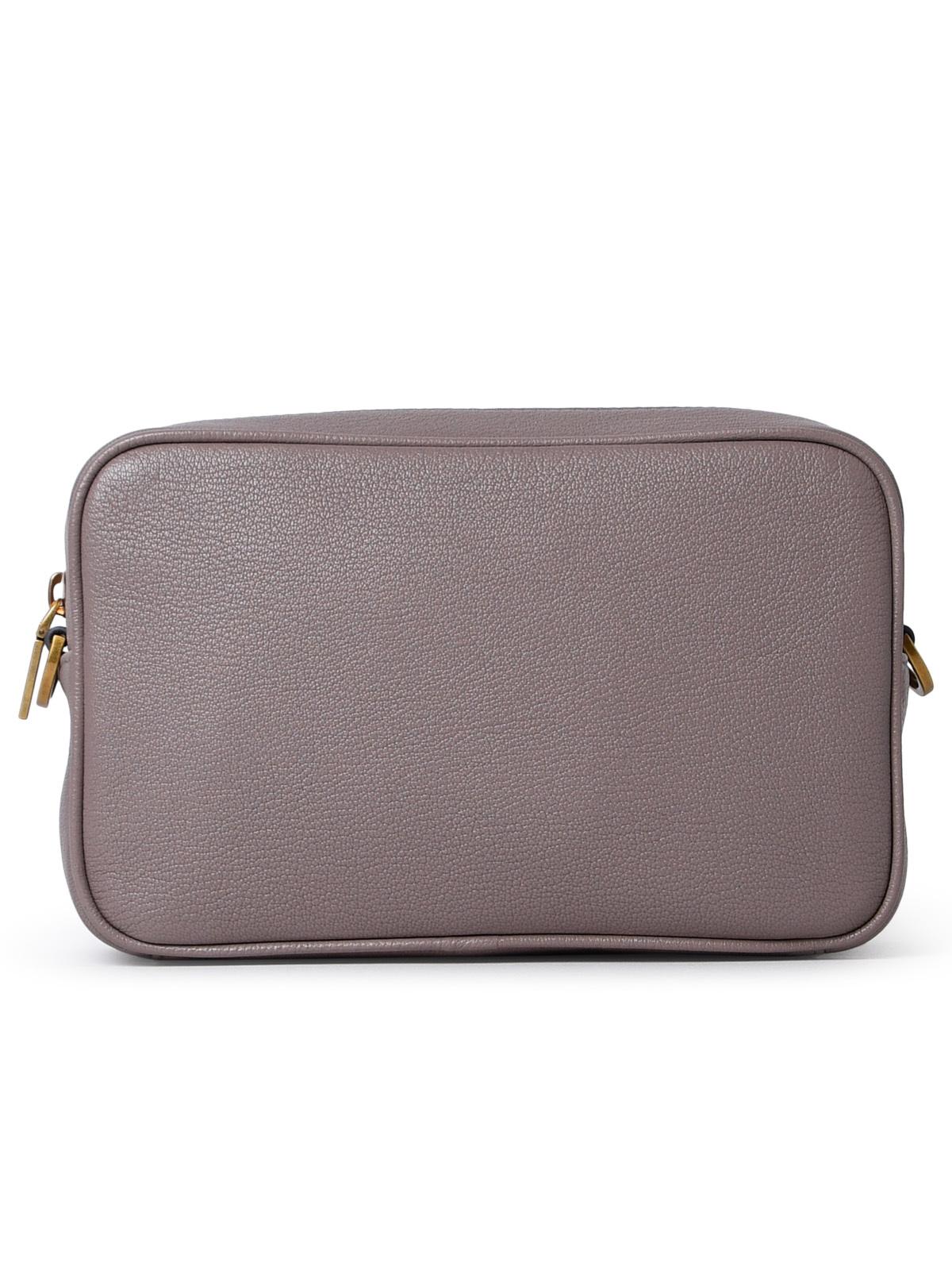 Golden Goose Star Grey Leather Bag Woman