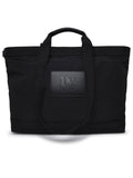 Palm Angels Black Canvas Tote Bag Man