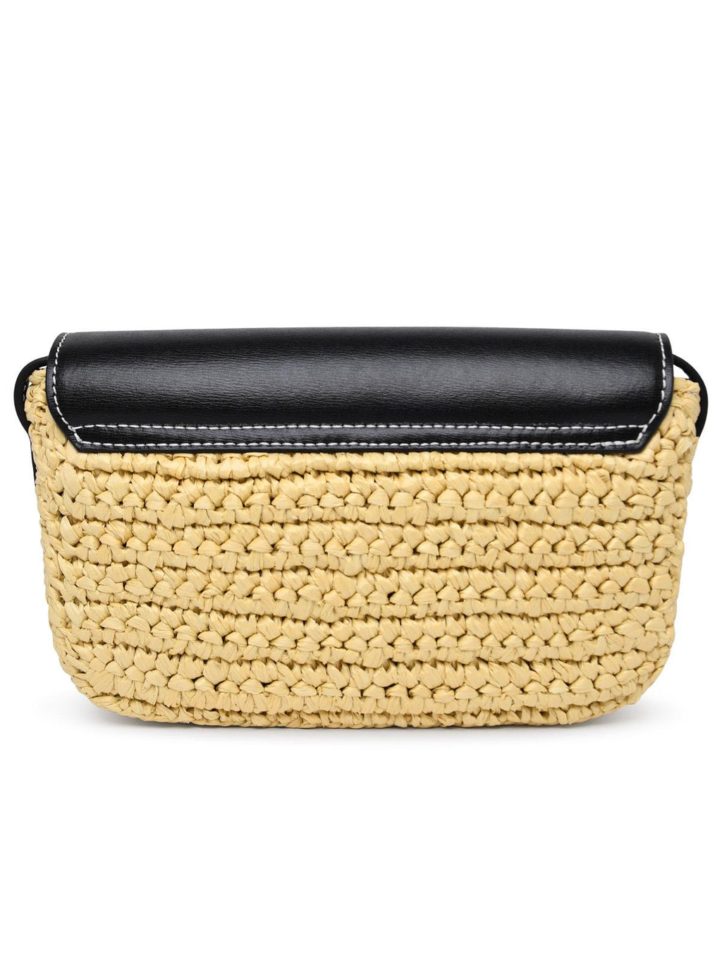 Palm Angels 'Palm Bridge' Bag In Black Calf Leather Blend Woman
