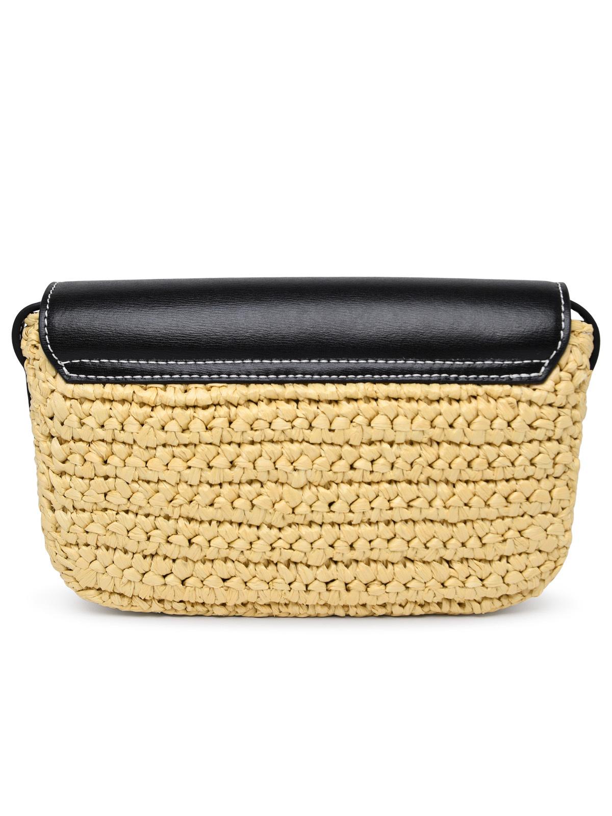 Palm Angels 'Palm Bridge' Bag In Black Calf Leather Blend Woman