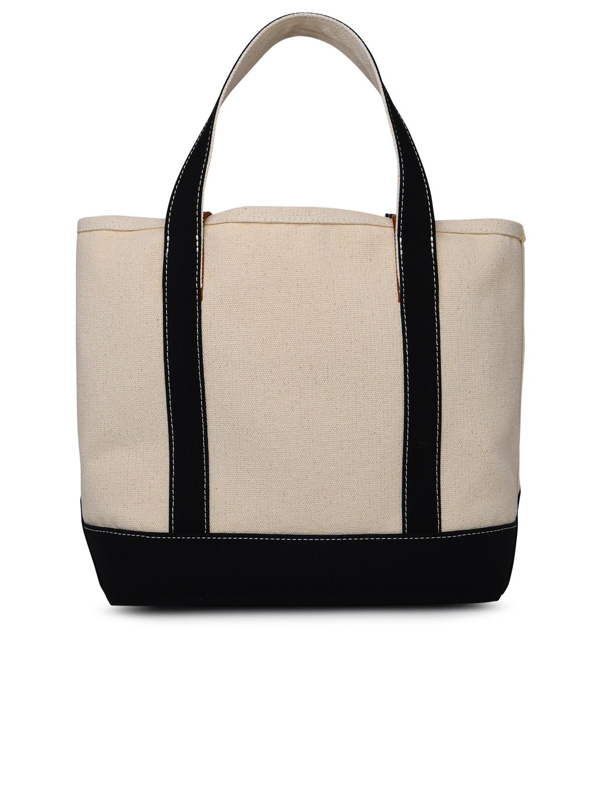 Palm Angels Ivory Cotton Tote Bag Woman