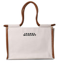 Isabel Marant 'Toledo' Bag In Ecru Cotton Woman