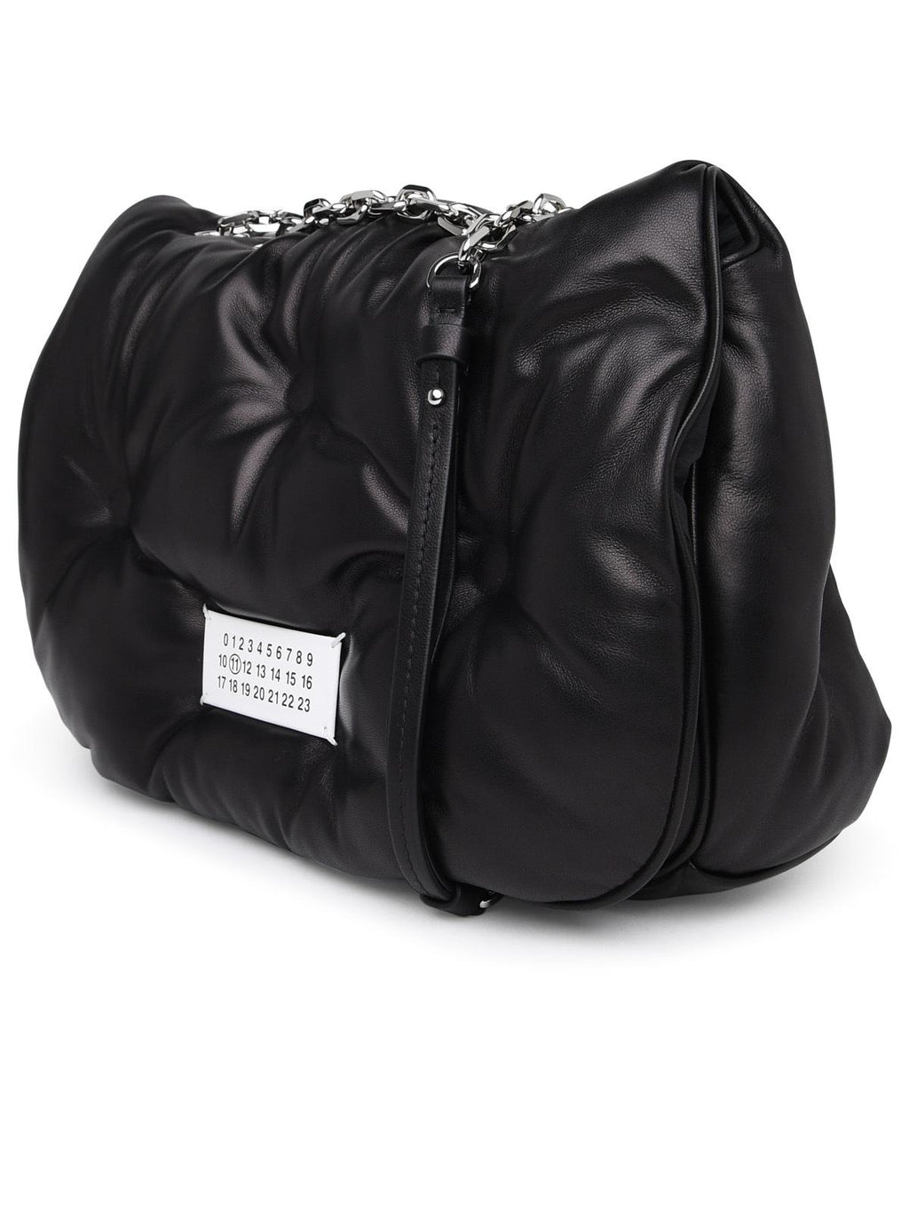 Maison Margiela 'Glam Slam' Black Nappa Leather Bag Woman