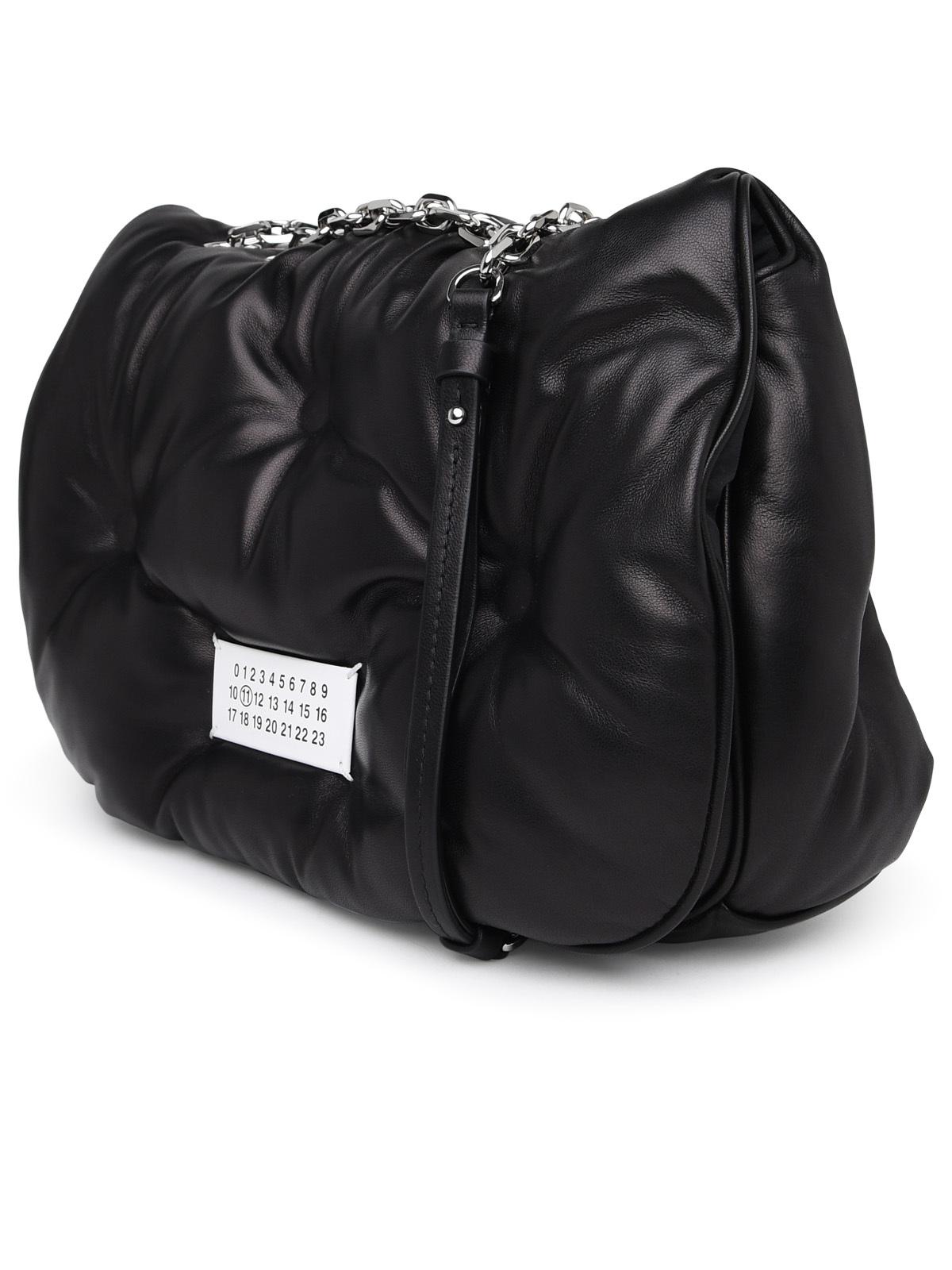 Maison Margiela 'Glam Slam' Black Nappa Leather Bag Woman