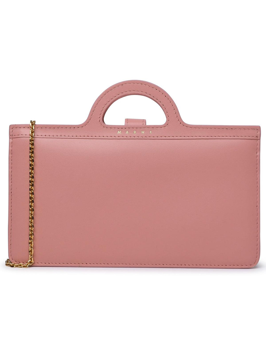 Marni 'Tropicalia' Pink Calf Leather Bag Woman