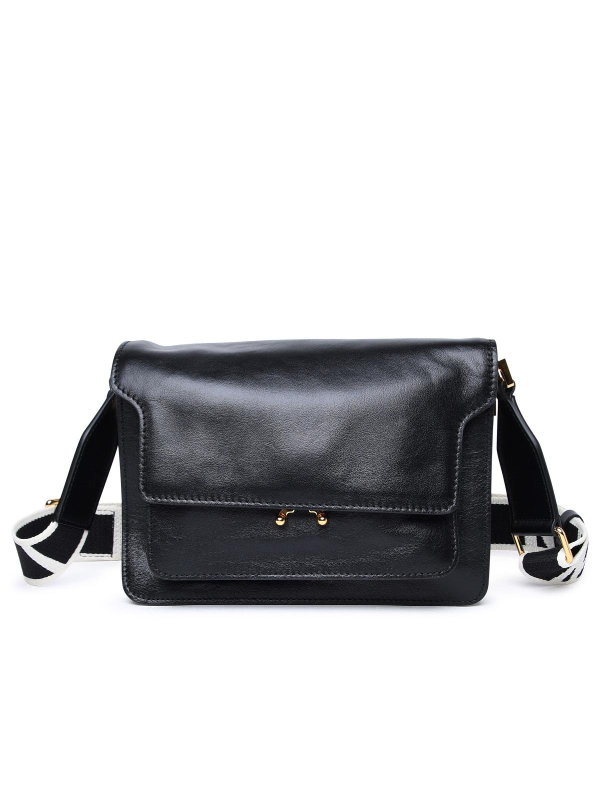 Marni 'Trunk Soft E/W' Black Cowhide Bag Woman
