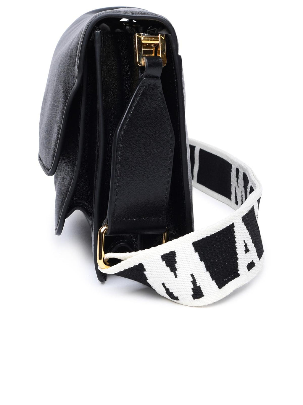 Marni 'Trunk Soft E/W' Black Cowhide Bag Woman
