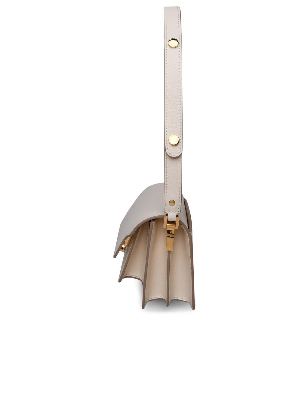 Marni Ivory Leather Bag Woman