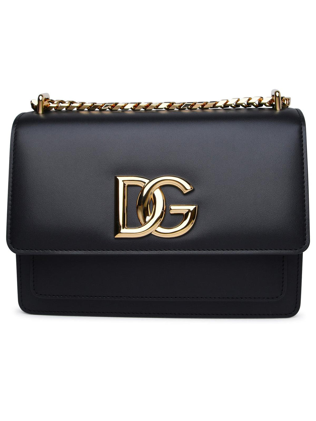 Dolce & Gabbana Black Leather Bag Woman
