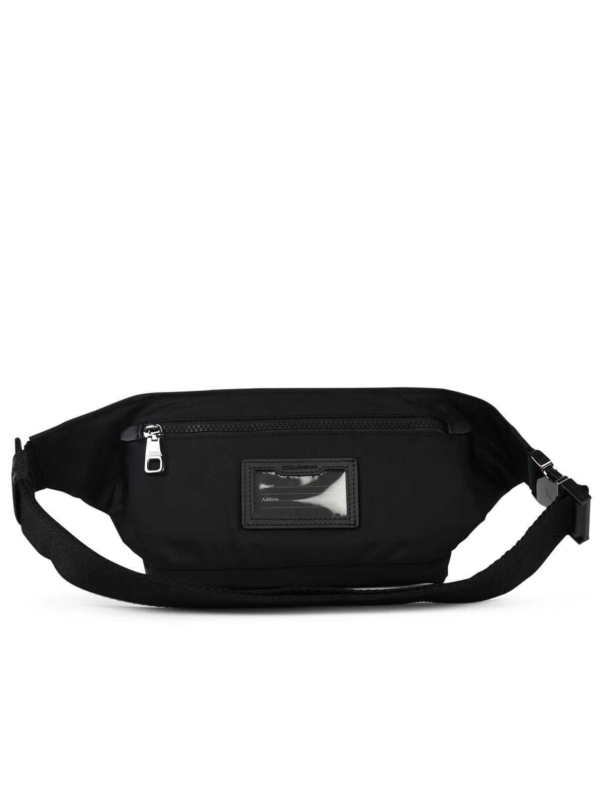 Dolce & Gabbana Small Black Nylon Fanny Pack Man