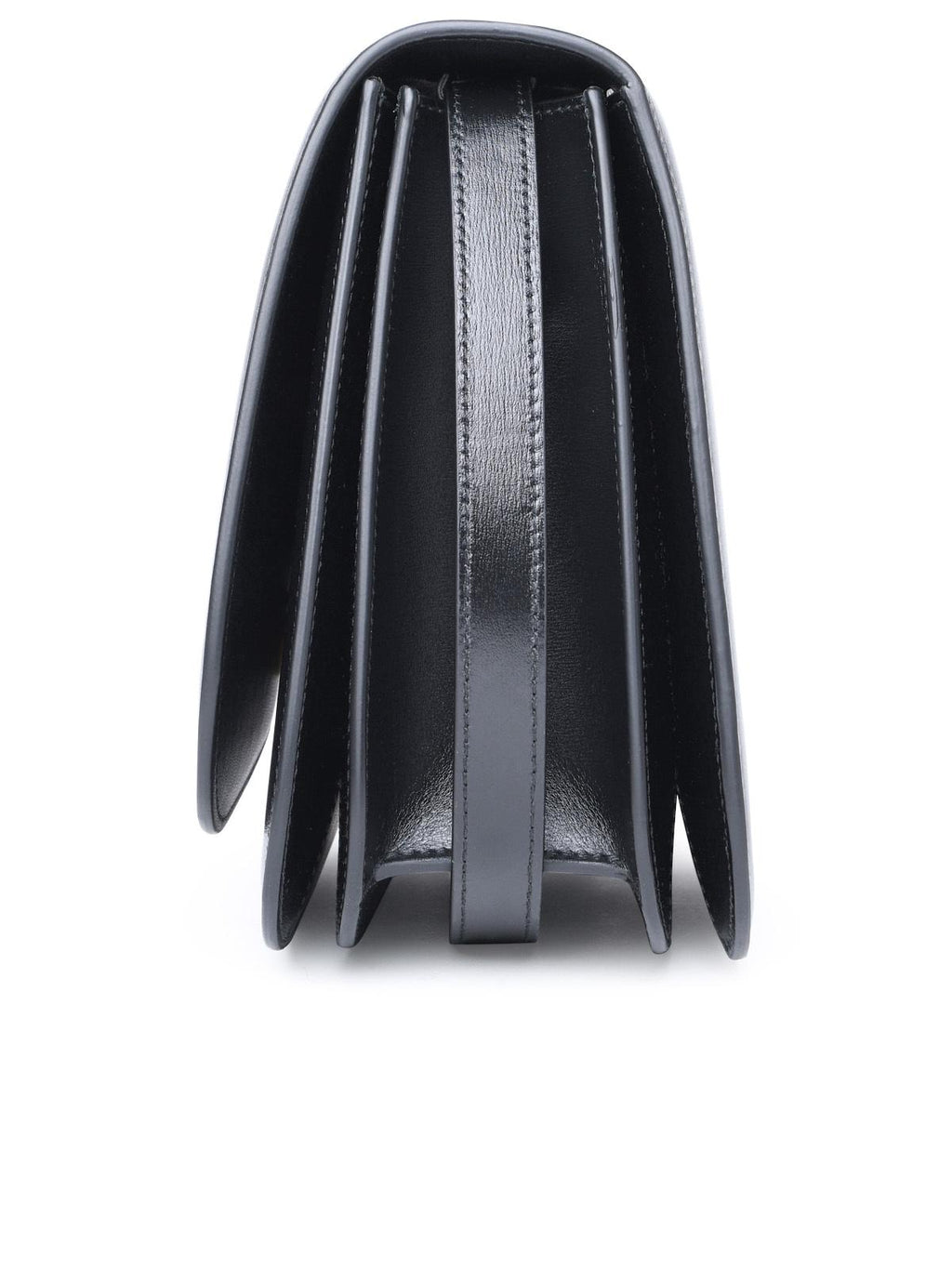 Salvatore Ferragamo 'Fiamma' Small Black Dappled Calf Leather Bag Woman