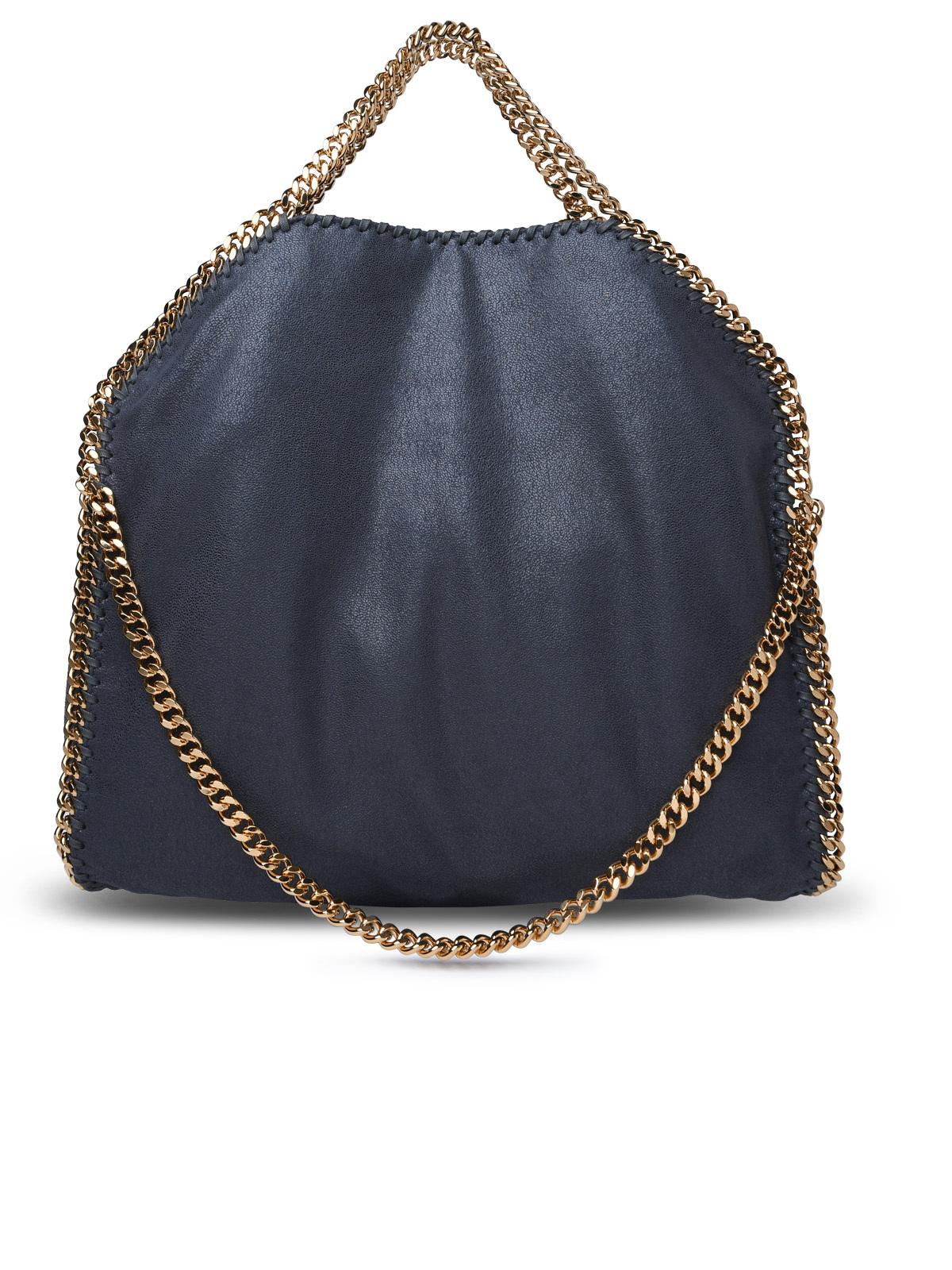 Stella Mccartney 'Falabella' Tote Bag In Navy Recycled Polyester Blend Woman