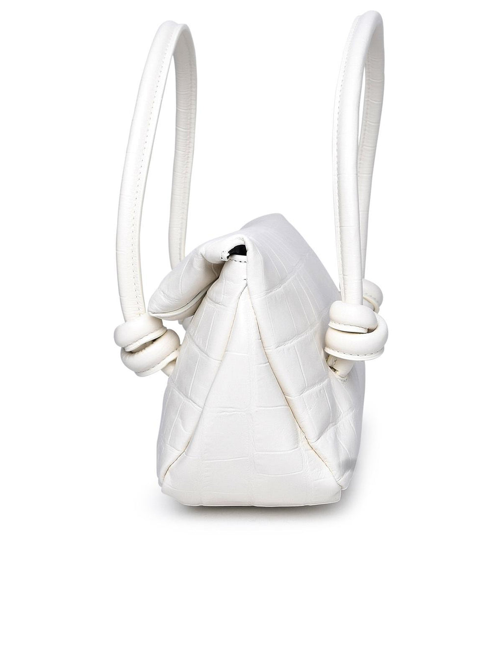 Jil Sander White Leather Bag Woman