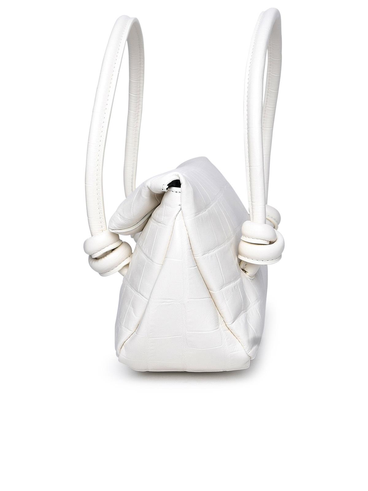 Jil Sander White Leather Bag Woman