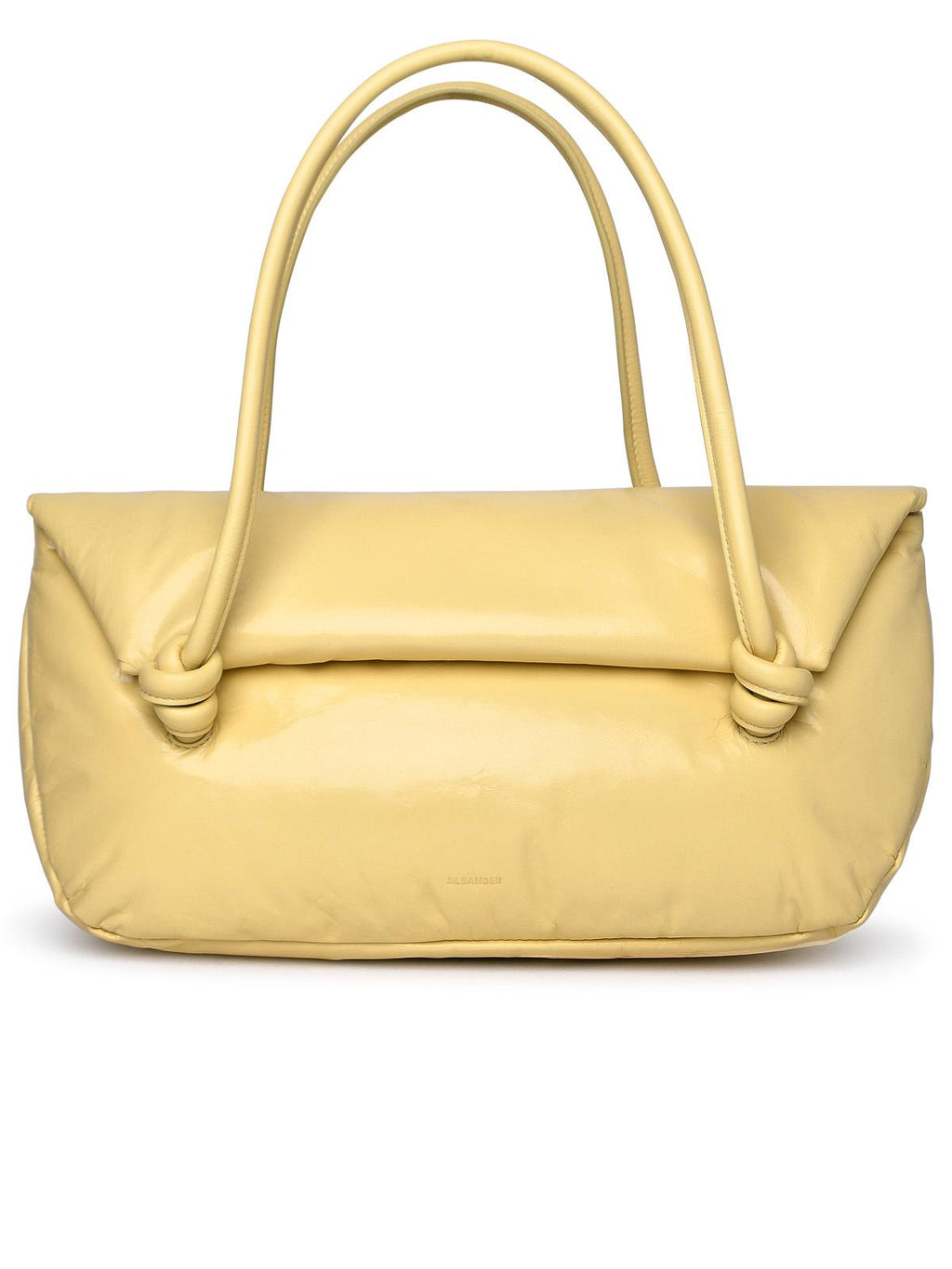 Jil Sander Yellow Leather Bag Woman