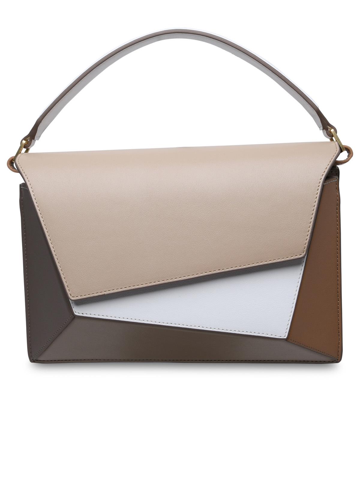 Mlouye 'Naomi' Milky Cowhide Bag Woman