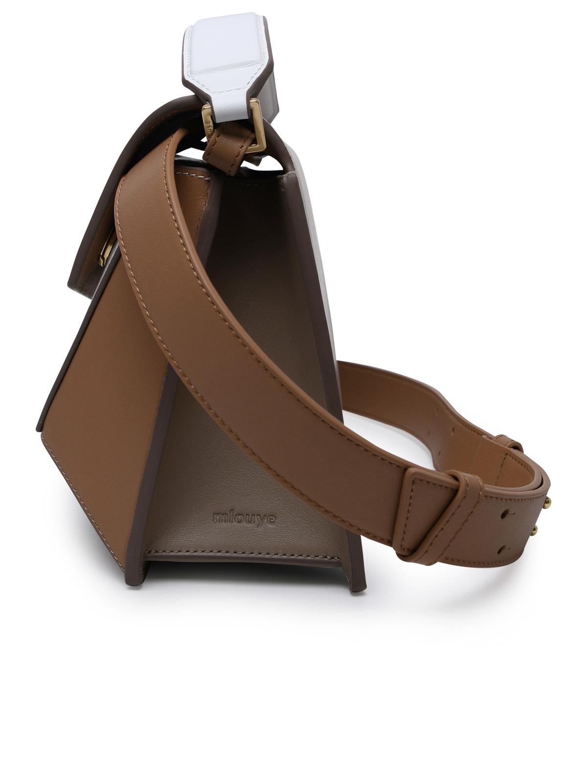Mlouye 'Naomi' Milky Cowhide Bag Woman