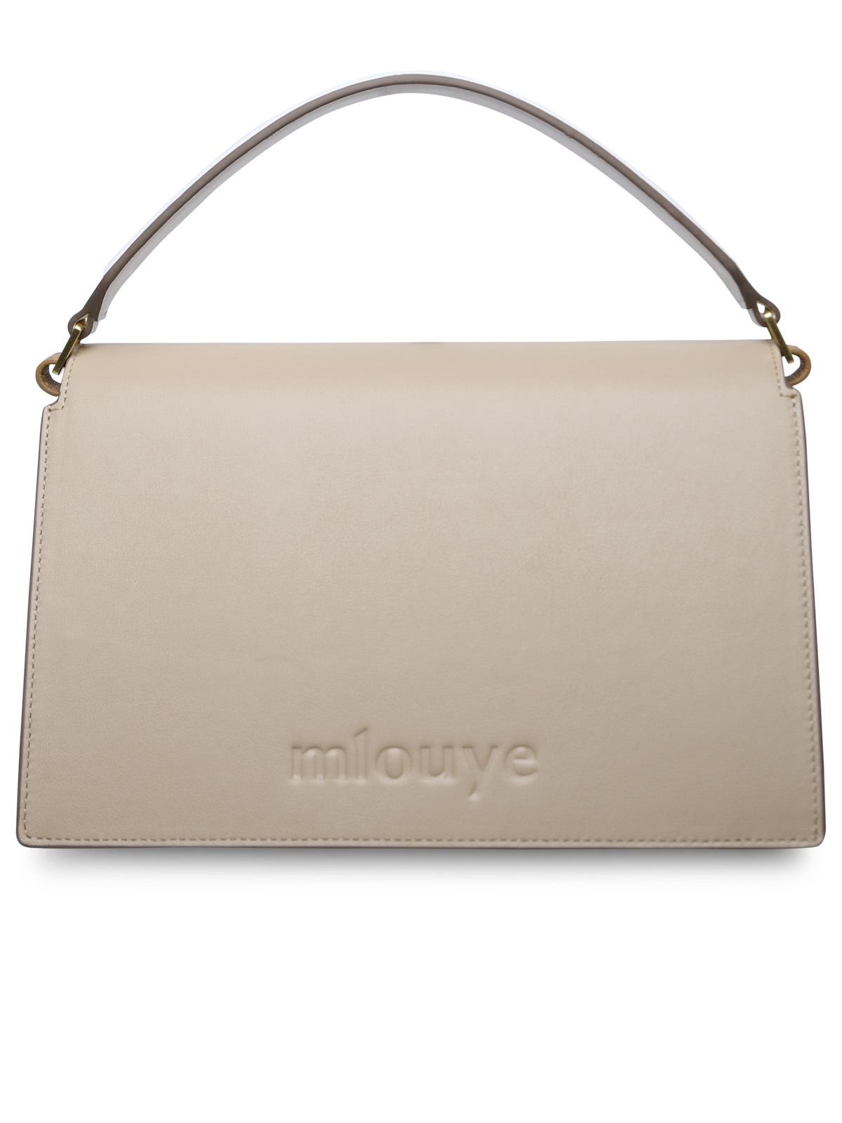 Mlouye 'Naomi' Milky Cowhide Bag Woman